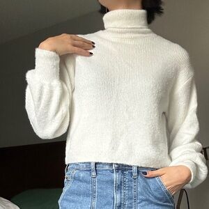 Lulu's White Turtleneck